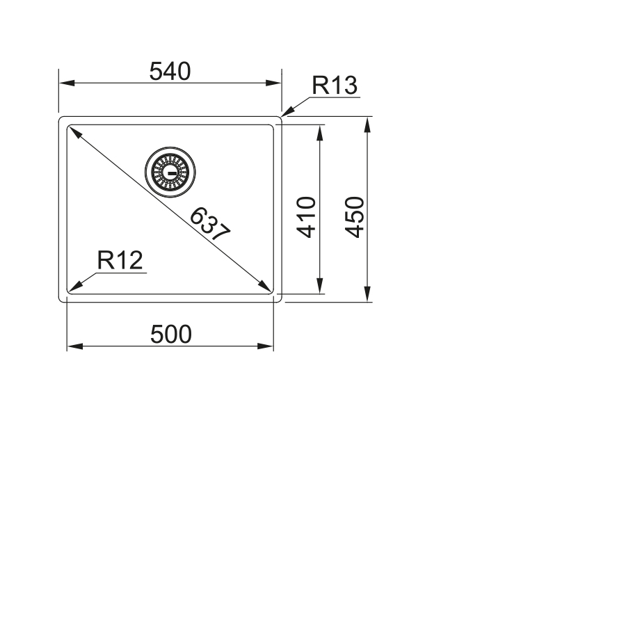 Franke Einbauspüle Box BXX 210/110-50 – Edelstahl