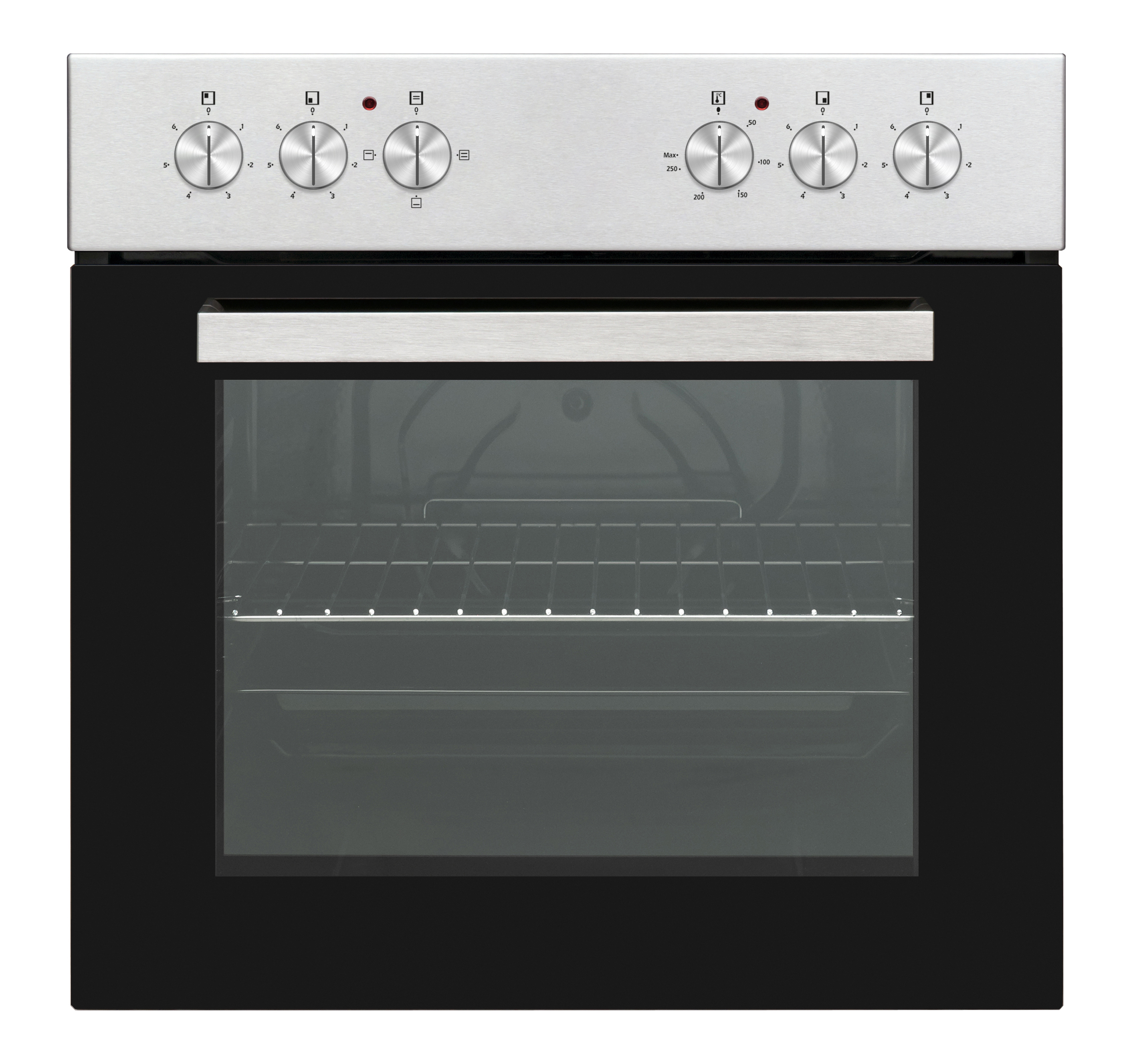 Küchenzeile mit E-Geräten - 210 cm breit - Hochglanz Weiß Sonoma Eiche – Valencia