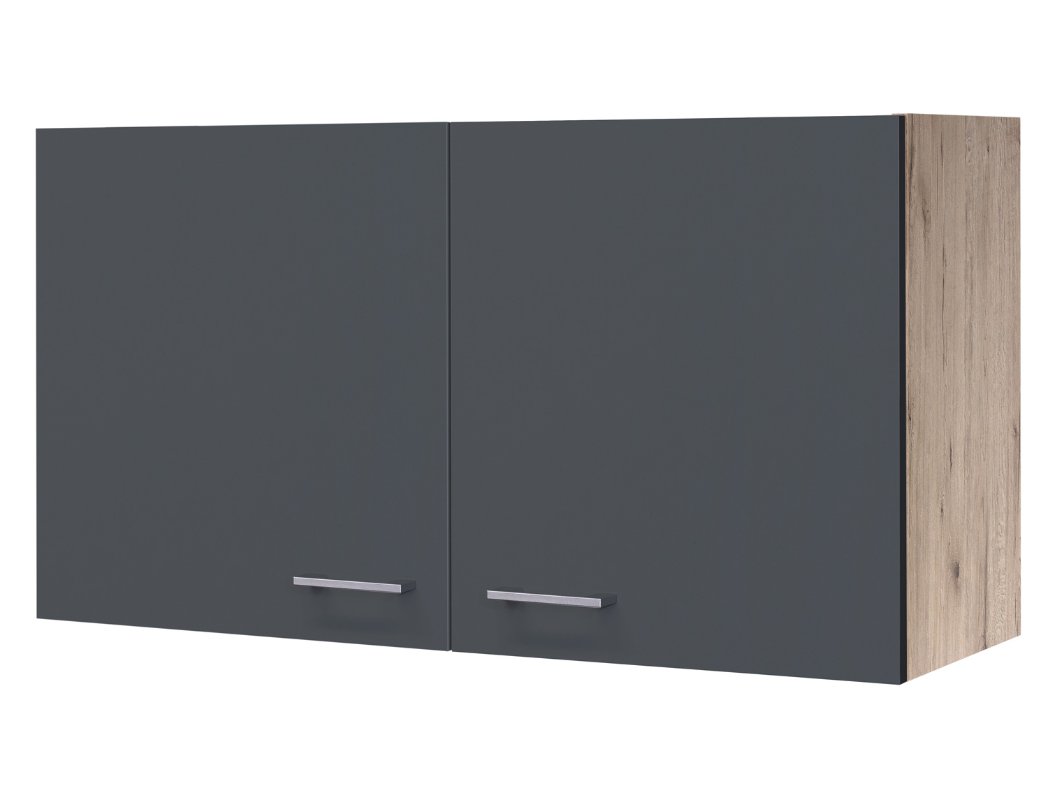 Hängeschrank Küche - 80 cm breit - Matt San Basaltgrau Eiche – Remo Morena