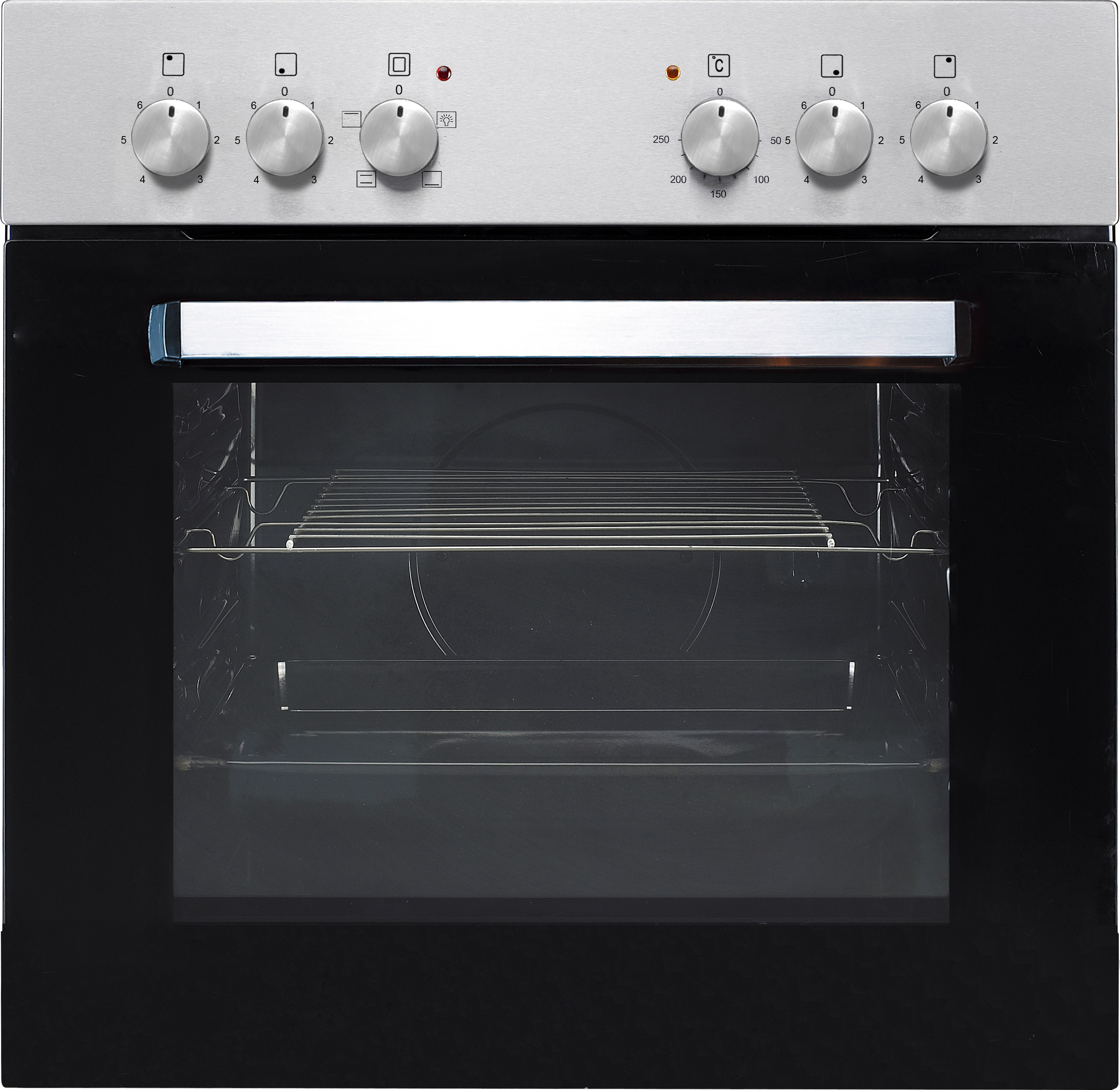 Küchenzeile mit E-Geräten - 270 cm breit - Weiß Sonoma Eiche – Salerno