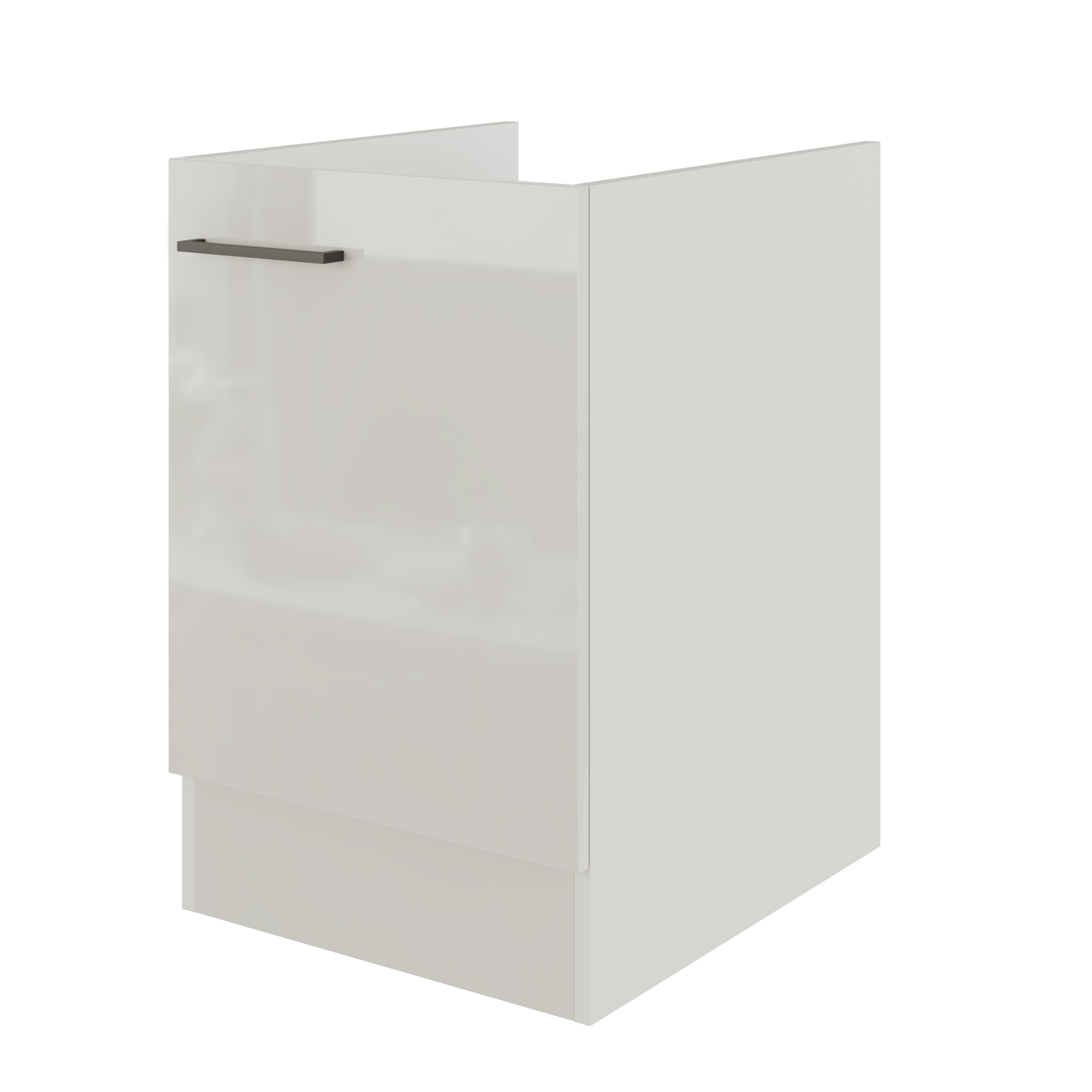 Spülenschrank 50 cm breit LUND | Lichtgrau | 50 x 57 x 82 cm (BxTxH)