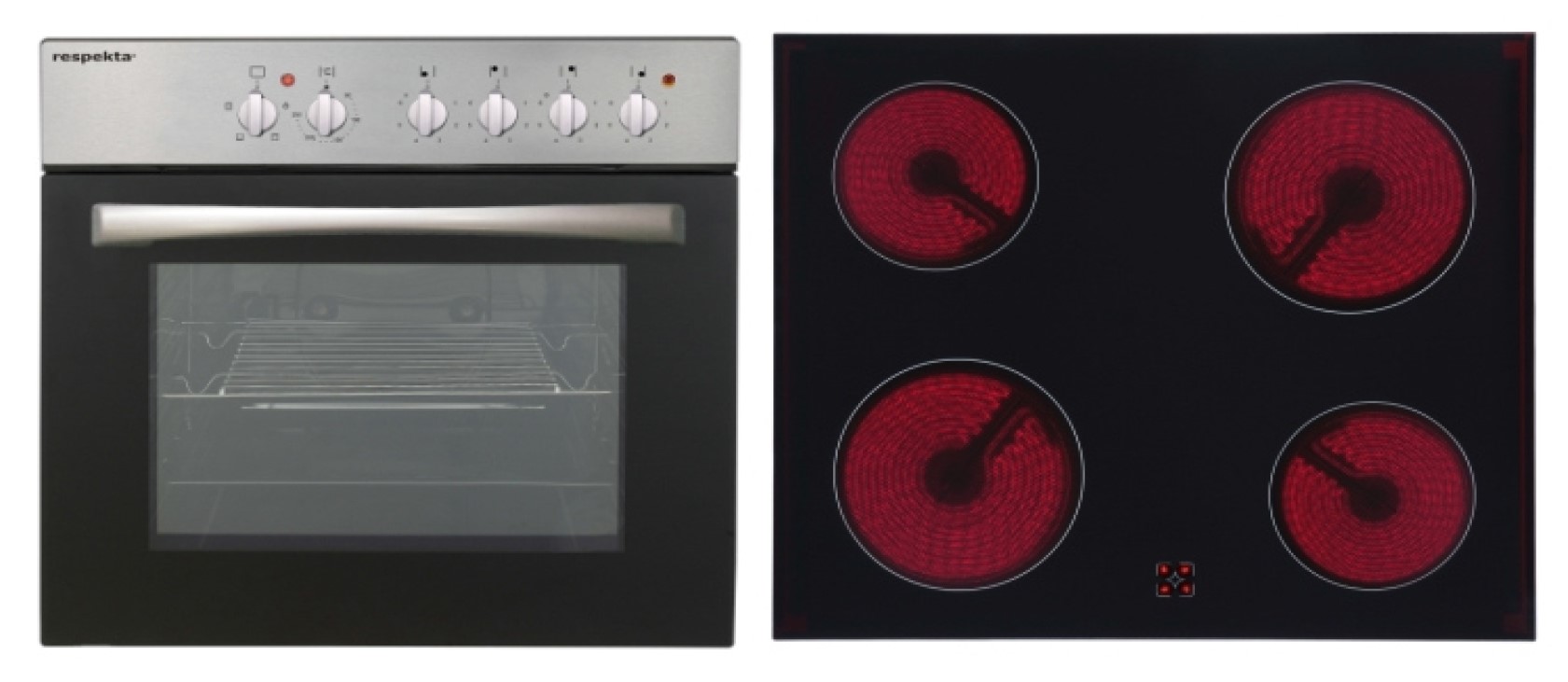 Menke Küchenzeile mit E-Geräten & Geschirrspüler - 310 cm breit – Smart Lack Hochglanz Lava